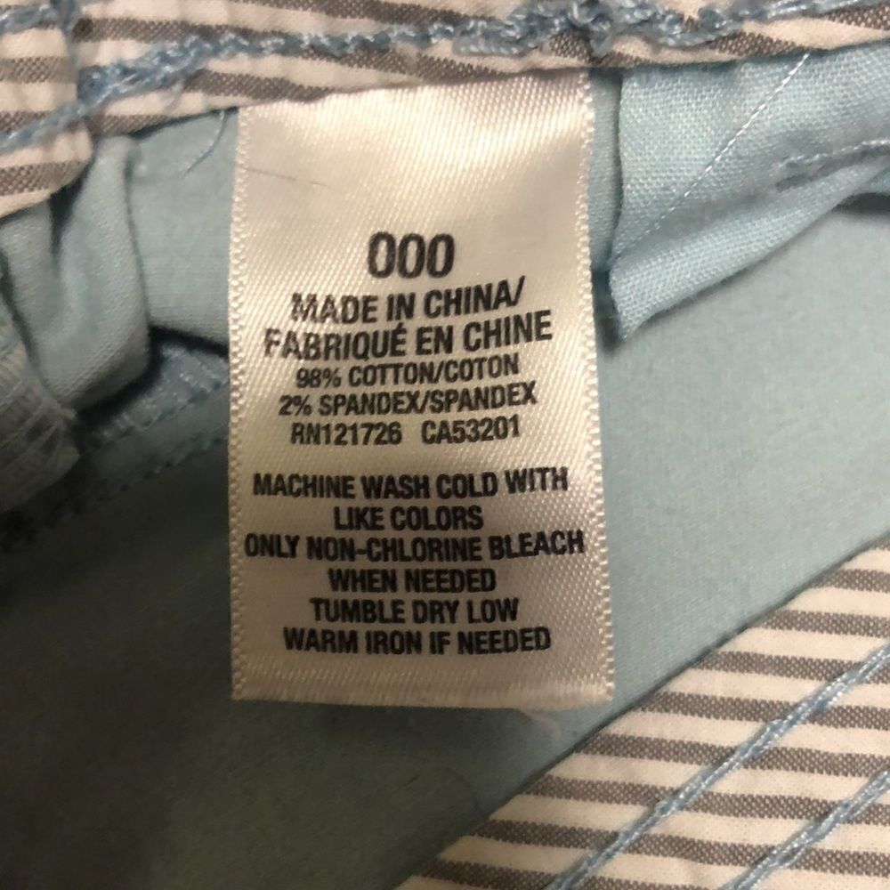 Juniors Aeropostale Light Blue Shorts Size 000 - Picture 4 of 5